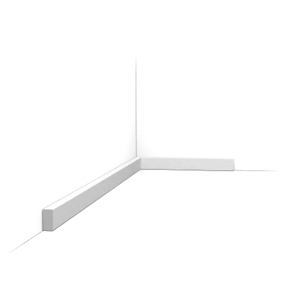 Profil decorativ SX194 SQUARE, 2×1 cm, variantă și flexibilă