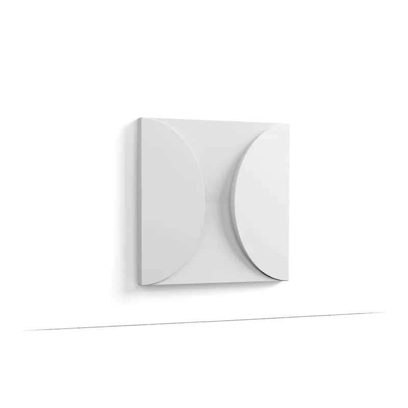 Panou decorativ 3D W107 CIRCLE, 33,3×33,3 cm - Image 1