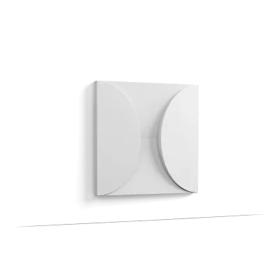 Panou decorativ 3D W107 CIRCLE, 33,3×33,3 cm