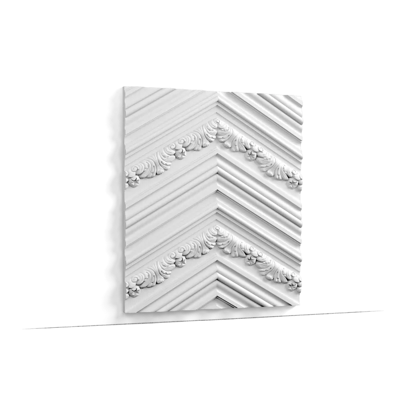 Panou decorativ 3D W130 CHEVRON, 200×40 cm - Image 1