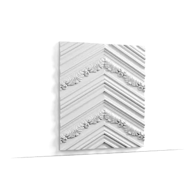 Panou decorativ 3D W130 CHEVRON, 200×40 cm