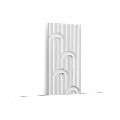 Panou decorativ 3D W212 VALLEY LOOP, stil Art Deco, 25 cm