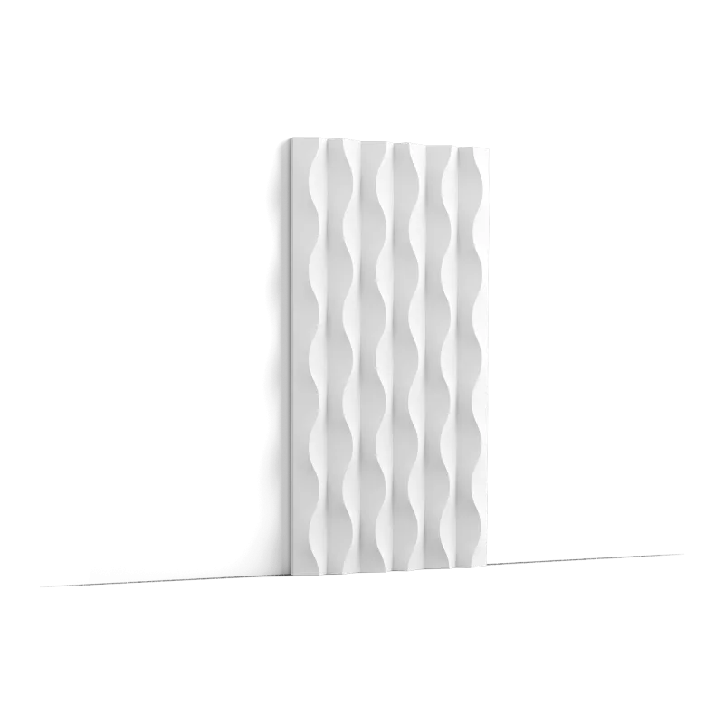 Panou decorativ 3D W219 ZEA — design sculptural organic, 200 cm - Image 1