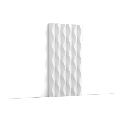 Panou decorativ 3D W219 ZEA — design sculptural organic, 200 cm