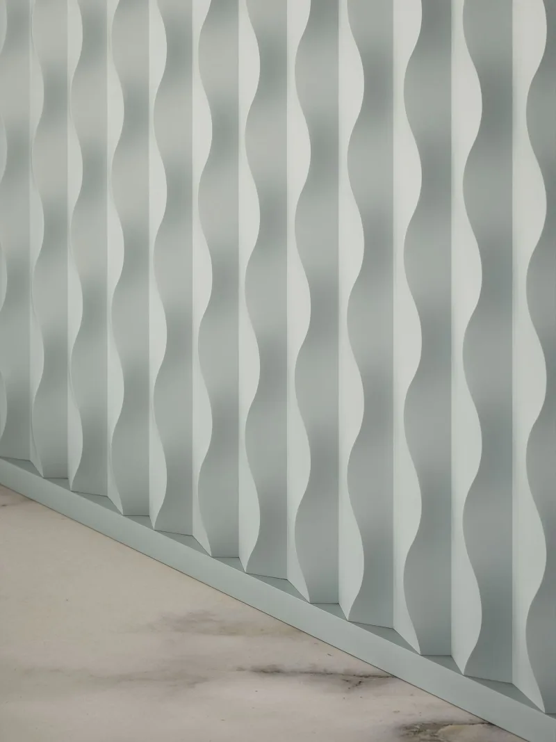 Panou decorativ 3D W219 ZEA — design sculptural organic, 200 cm - Image 3