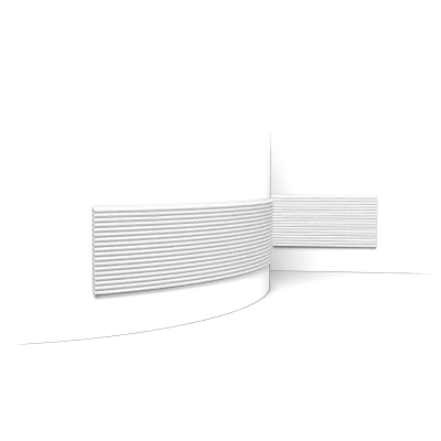 Panou decorativ 3D WX210 REED — 200 cm, versiune flexibilă disponibilă
