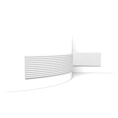 Panou decorativ 3D WX213 ALTO — model zigzag, versiune flexibilă disponibilă, 200 cm