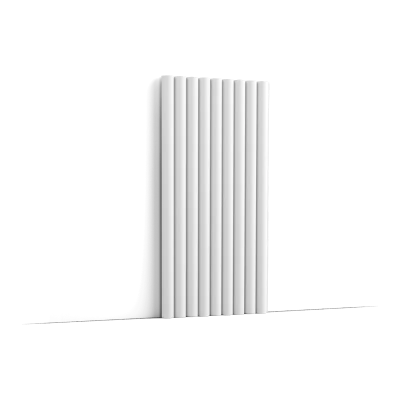 Panou decorativ 3D WX218 FLUTE XL — model striat, 200/260 cm - Image 1