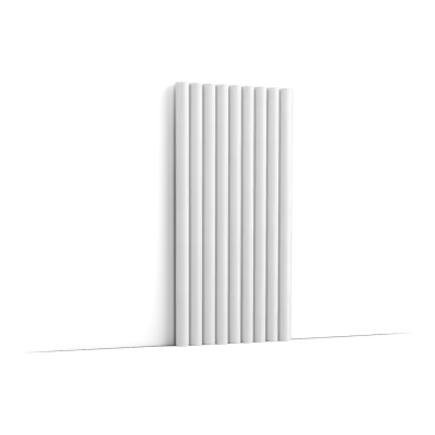 Panou decorativ 3D WX218 FLUTE XL — model striat, 200/260 cm