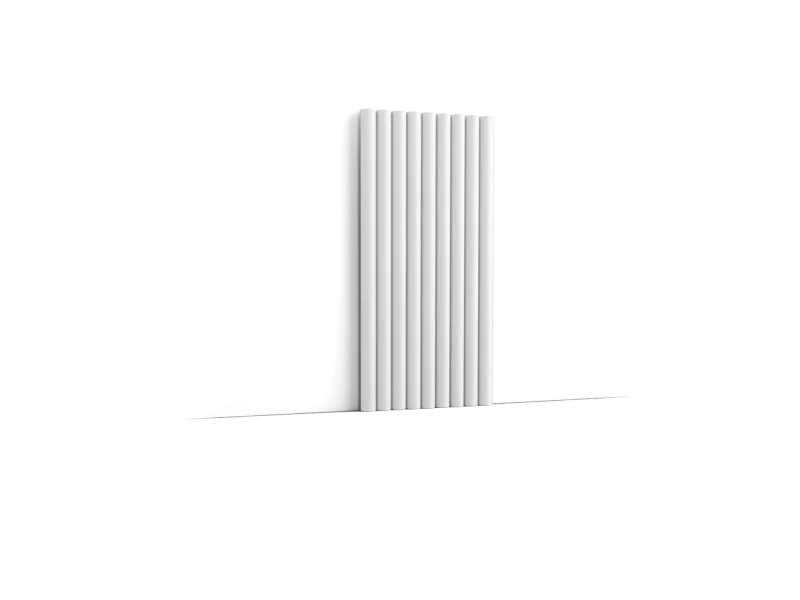 Panou decorativ 3D WX218 FLUTE XL — model striat, 200/260 cm - Image 3