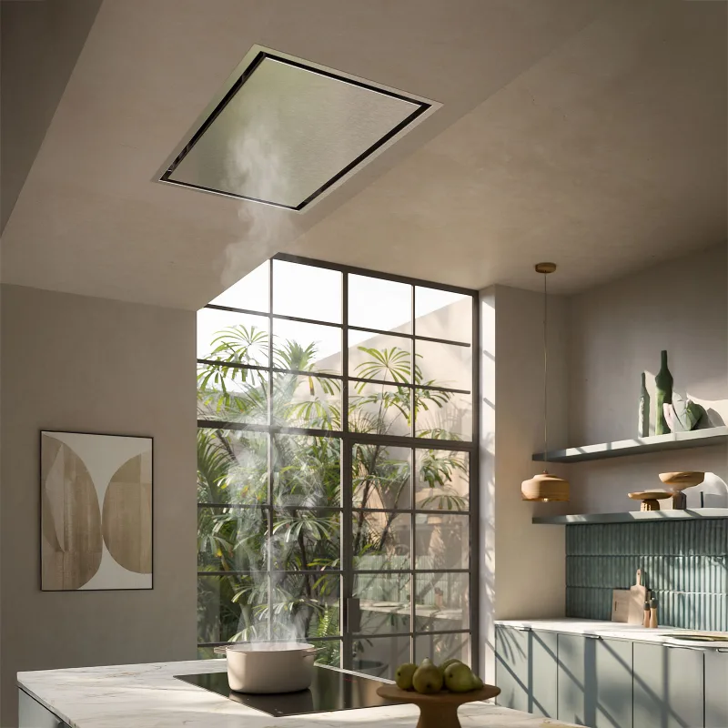 Hota Falmec de plafon Nube Island 90cm Inox - OUTLET - Image 2