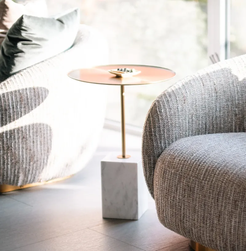 Măsuță cafea marmura alba_ECH-115543 - OUTLET - Image 2