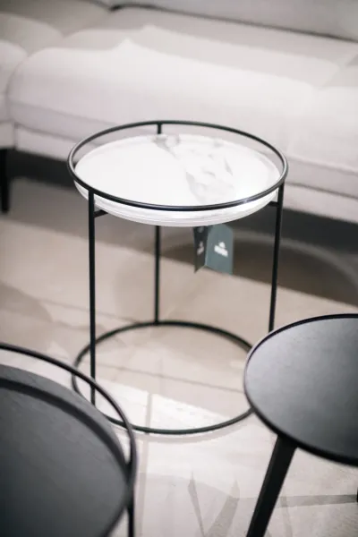 Masuta de cafea Atollo cu picioare metalice_CAL-CS5098-P - OUTLET