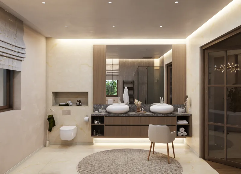 Mobilier baie matrimoniala Noce Canaletto - OUTLET - Image 1