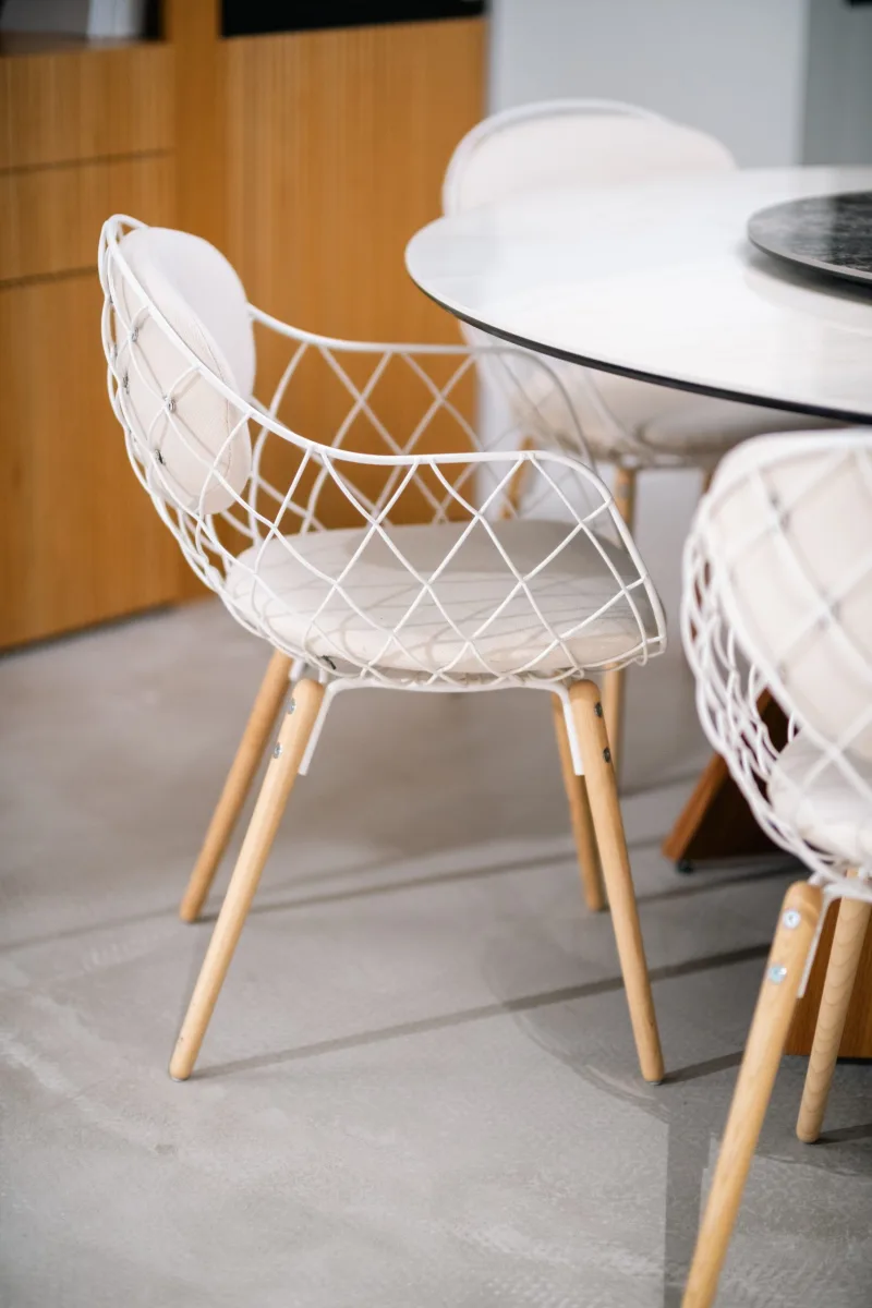 Scaun Pina_Natural Ash_White 5108 - OUTLET - Image 2