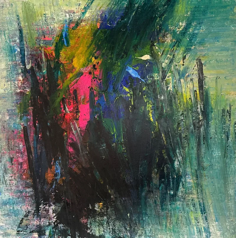 Tablou FLACĂRA VERDE
